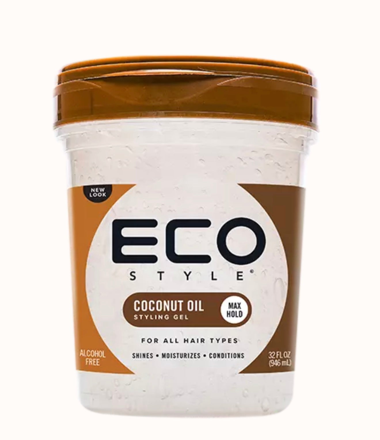 Eco Style Coconut Oil Styling Gel Maximum Hold 946ml / 32oz