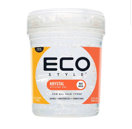 Eco Style Krystal Styling Gel Maximum Hold 946ml / 32oz