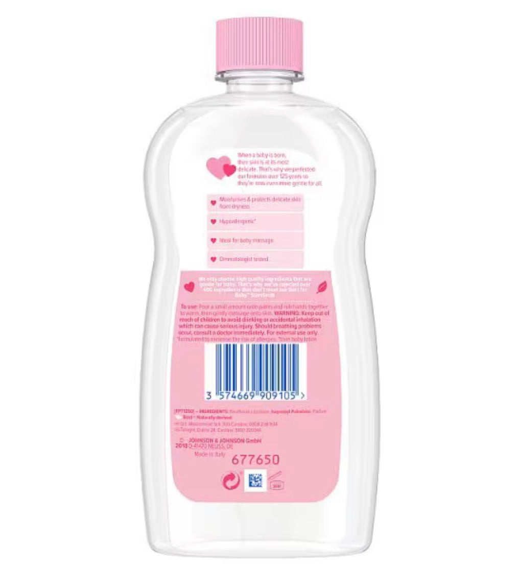 Johnson’s Baby Oil 500ml – Gentle Moisture & Skin Care