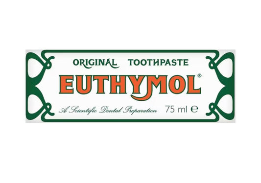 Euthymol Original Toothpaste 75ml – Strong Mint Fluoride Toothpaste for Fresh Breath