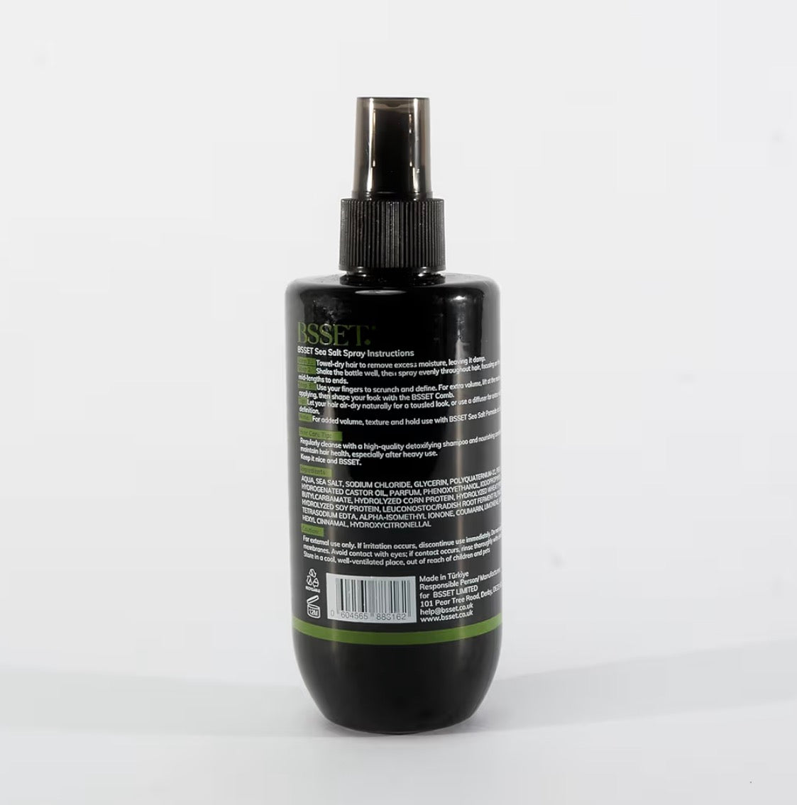 BSSET Sea Salt Spray 250ml | Matte Texture & Volume Spray
