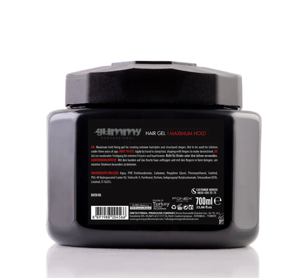 Gummy Hair Gel Maximum Hold 700ml