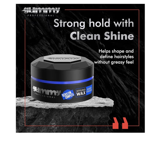 Gummy Hair Styling Wax Hard Finish 150ml